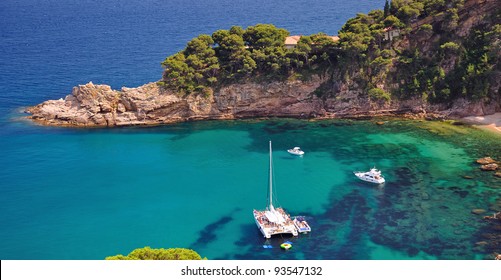 Costa Brava Coast Near Tossa De Mar,spain