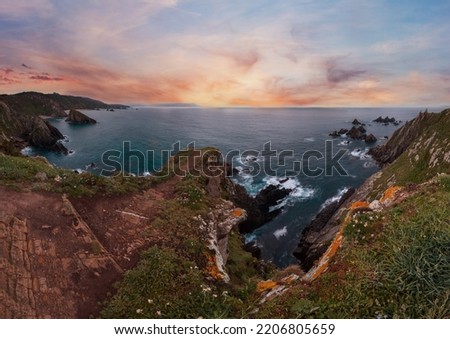 Similar – Image, Stock Photo San Juan de Gaztelugatxe