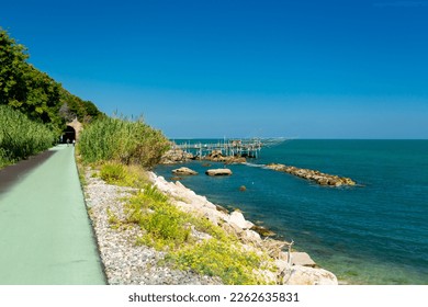 Costa dei Trabocchi cycle route, Italy