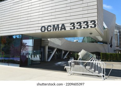 COSTA MESA, CALIFORNIA - 02 OCT 2022: The Orange County Museum Of Art New Location, At The Segerstrom Center For The Arts Campus, On Avenue Of The Arts.