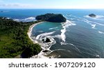 Costa Rican Caribbean beach and cost