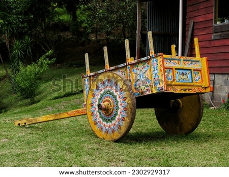 Costa Rican oxcarts, called carretas in Spanish, are a large part of Costa Rican history. They allowed for the expansion and increase of exports of many goods including Costa Rica's coffee.