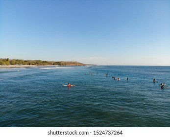 Costa Rican Surf Lineup Drone