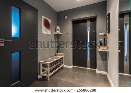 Similar – Image, Stock Photo House front with entrance door