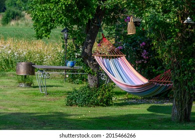 Cosy Place With Hammock In A Beautiful Garden, Very Inviting 