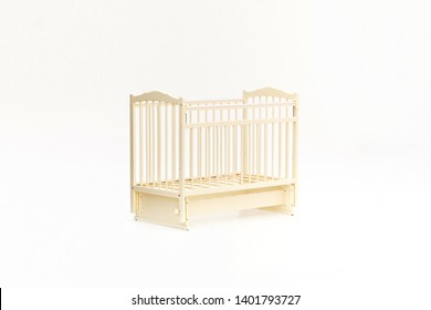 Cot On White Background Stock Photo (Edit Now) 1401793727