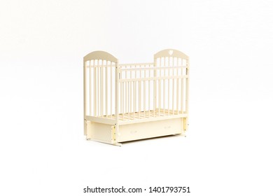 Cot On White Background Stock Photo (Edit Now) 1401793727