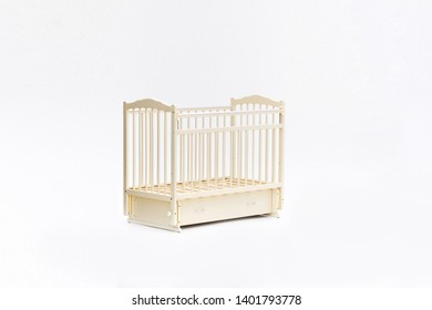Cot On White Background Stock Photo (Edit Now) 1401793727