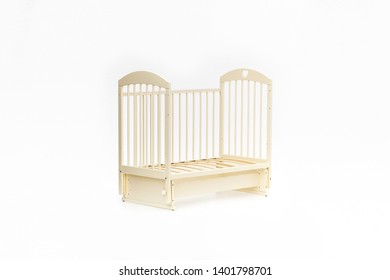 Cot On White Background Stock Photo (Edit Now) 1401793727