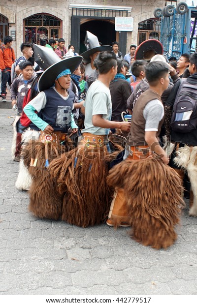 Cotacachi Ecuador June 23 16 Inti People Stock Image