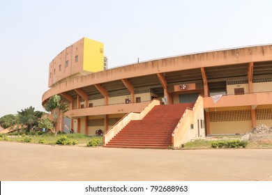 Cotonou Benin February 8 2014 Football stadium in Cotonou