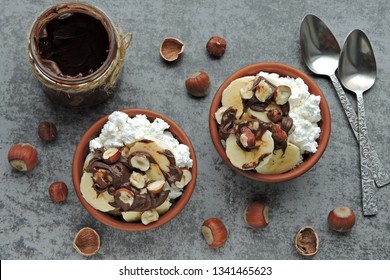 Cottage Cheese With Banana Images Stock Photos Vectors