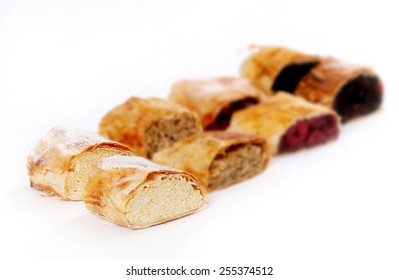 Cottage Cheese, Cabbage, Cherry, Poppy Seed Strudel