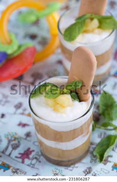 Cottage Cheese Dessert Applesauce Cookies Stock Photo Edit Now