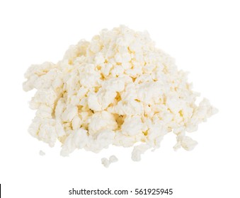 Cottage Cheese Isolated On White Background