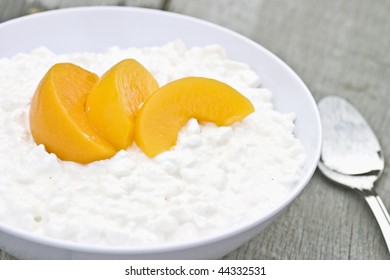 Cottage Cheese And Peaches Images Stock Photos Vectors