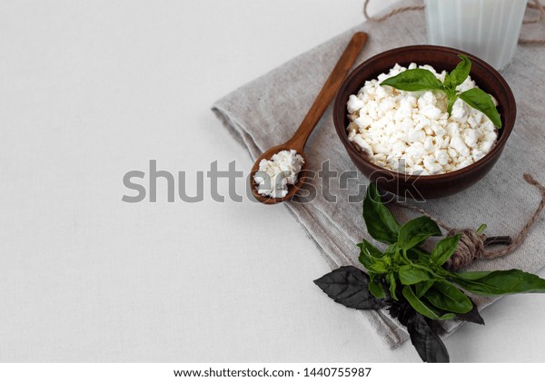 Cottage Cheese Serving Option Curd Fresh Stock Photo Edit Now