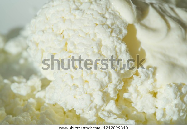Cottage Cheese Sour Cream Salt Morning Stock Photo Edit Now