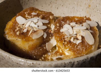 Cottage Cheese Strudel With Almonds Images Stock Photos Vectors
