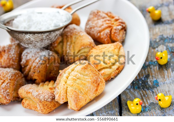 Cottage Cheese Sugar Cookies Crows Feet Stock Photo Edit Now