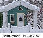 cottage in hyattsville maryland after a snow storm