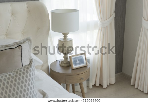 Cottage Style Table Lamp Bedroom Stock Photo Edit Now 712099900