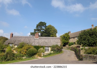 Cottages In Powerstock Village, Dorset