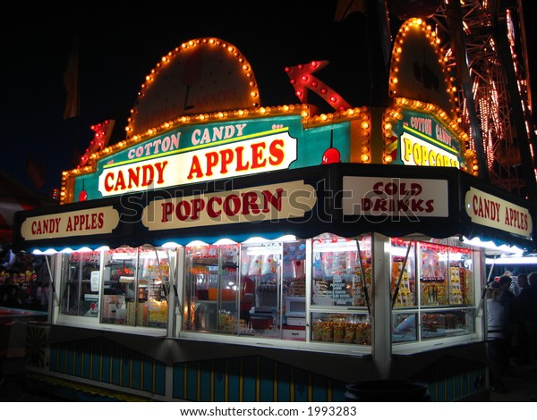 Cotton Candy Stand Stock Photo (Edit Now) 1993283