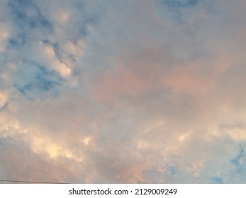 Cotton Candy Sunset Sky Outdoor