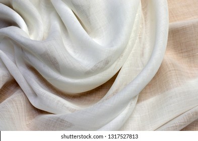 Cotton Fabric Ivory Color Cambric Stock Photo 1317527813 | Shutterstock