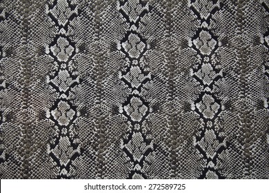 Cotton Fabric With Snakeskin Pattern For Background Or Texture