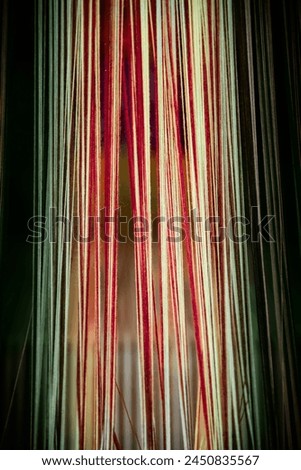 Similar – Pink Curtains Fenster