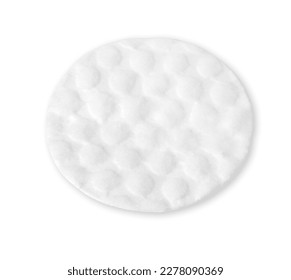 cotton pad on white background with clipping path - Shutterstock ID 2278090369