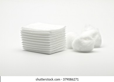 Cotton Pads And Cotton Balls.