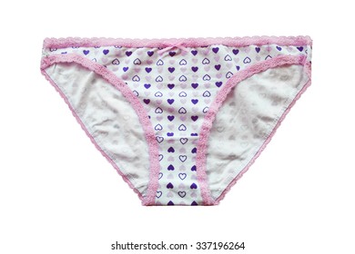 pink panties cotton