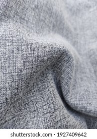 Cotton Rayon Fabric Texture Grey Colour.