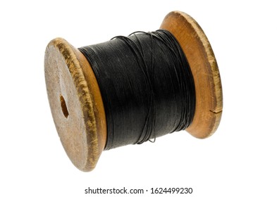 Cotton Reel With Black Thread