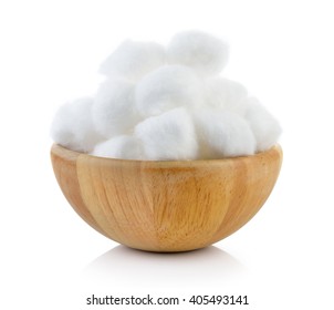 Cotton In The Wood Bowl