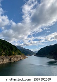 Cougar Dam In Lane County, Oregon