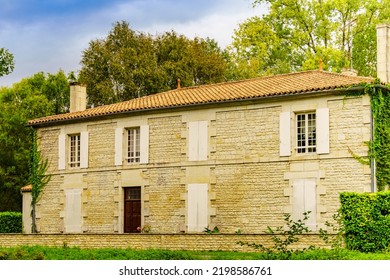 Coulon Small Town In France, Deux Sevres, New Aquitaine Region.