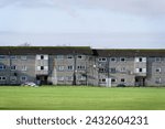 Council flats in poor housing estate in Paisley