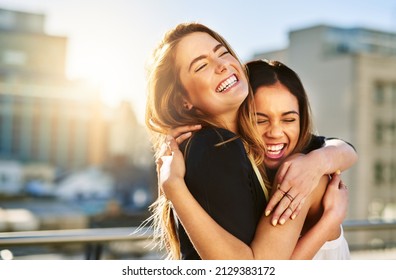 I count my blessings twice when I count you. Shot of young female friends spending the day outside. - Powered by Shutterstock