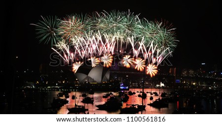 countdown firework in sydney