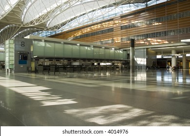 Counter And Floor In San Francisco International Airport