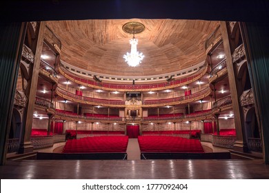 Counter Plan Of The Audience Area Of A Classical Theatre