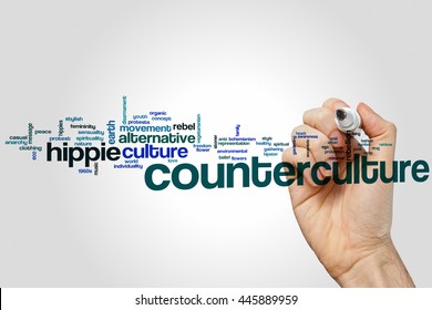 Counterculture Word Cloud Concept