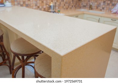 countertop made of artificial stone. High quality photo