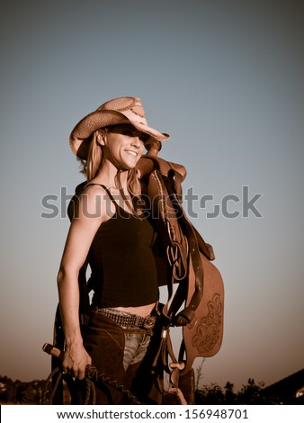 Country Girl On Farm Longmont Colorado Stock Photo (Edit Now) 156948701 ...