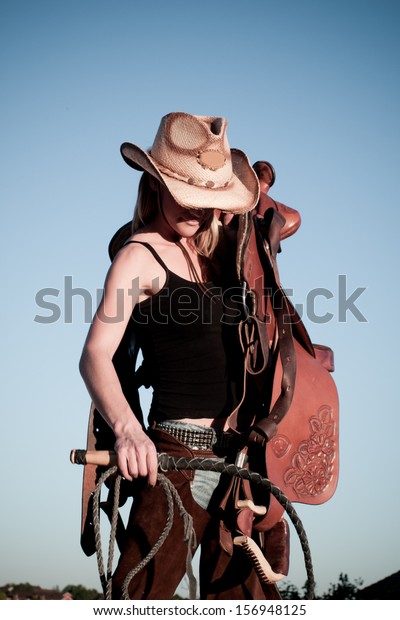 Country Girl On Farm Longmont Colorado Stock Photo (Edit Now) 156948125