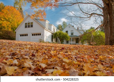 Country House In Fall